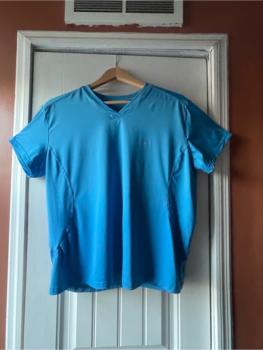 Nike Women's Short-Sleeve V-Neck Tee - Bright Blue